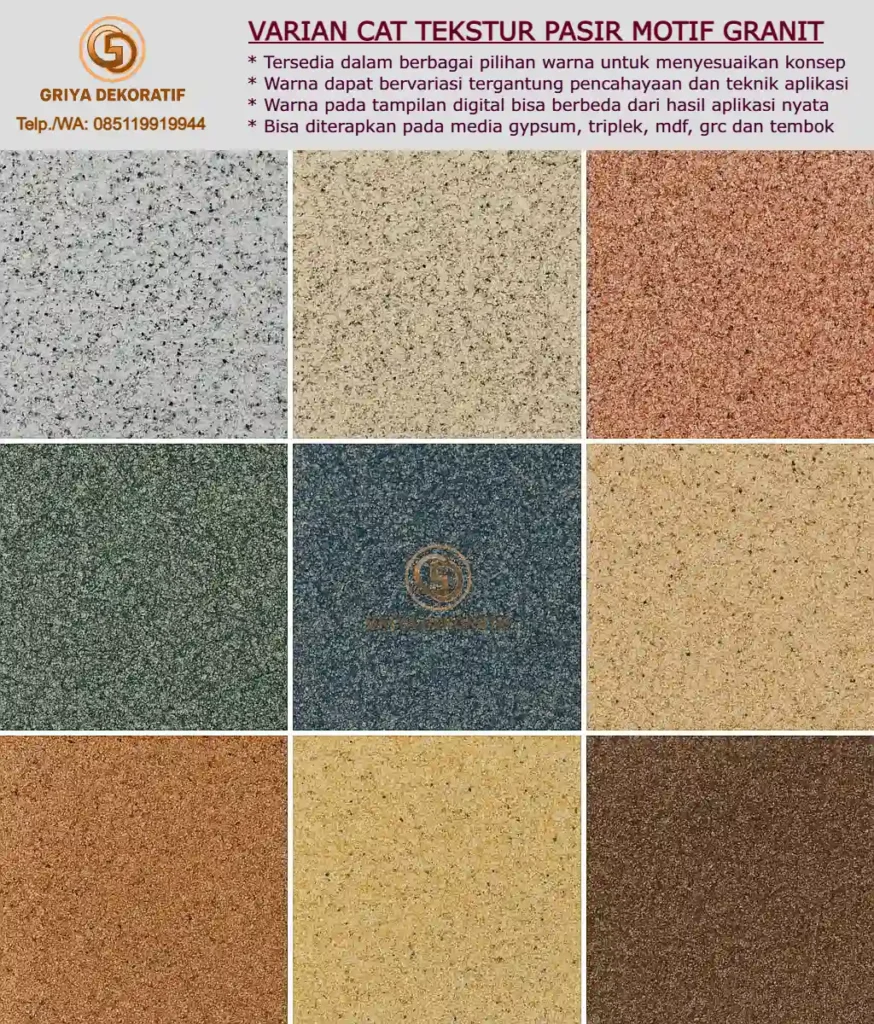 Jasa Cat Tekstur Pasir Granit – Finishing Dinding Kokoh, Estetik, dan Elegan