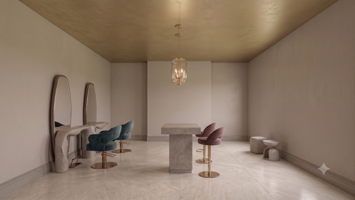 Cat Dekoratif untuk Salon agar Interior Lebih Eksklusif